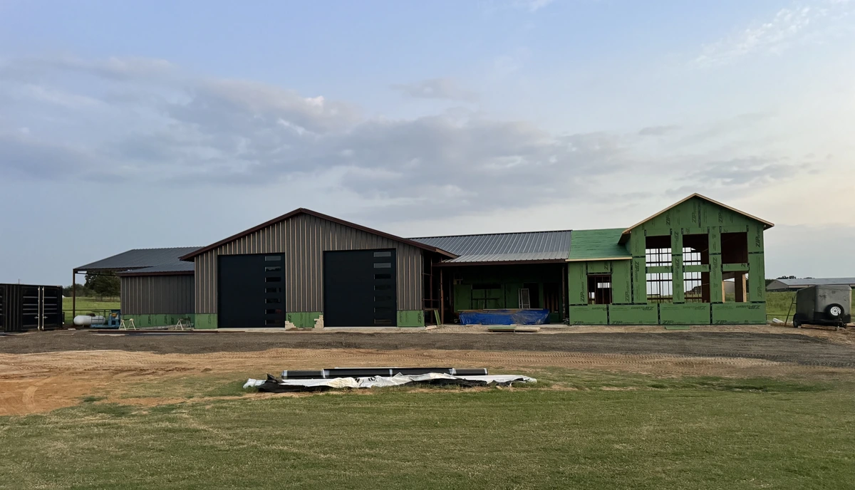 Commercial overhead door installation project